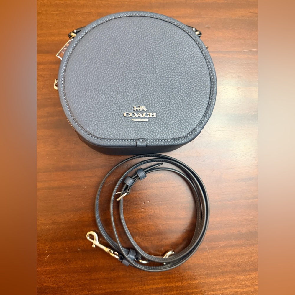 Coach Dark Denim Blue Crossbody Bag